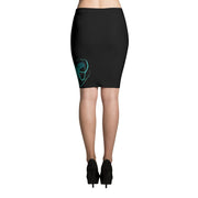 Teal Octopus 2 Pencil Skirt - 57 Peaks